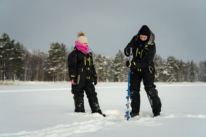 Rovaniemi Snowmobile & Ice Fishing Adventure: Private Arctic Excursion photo 5