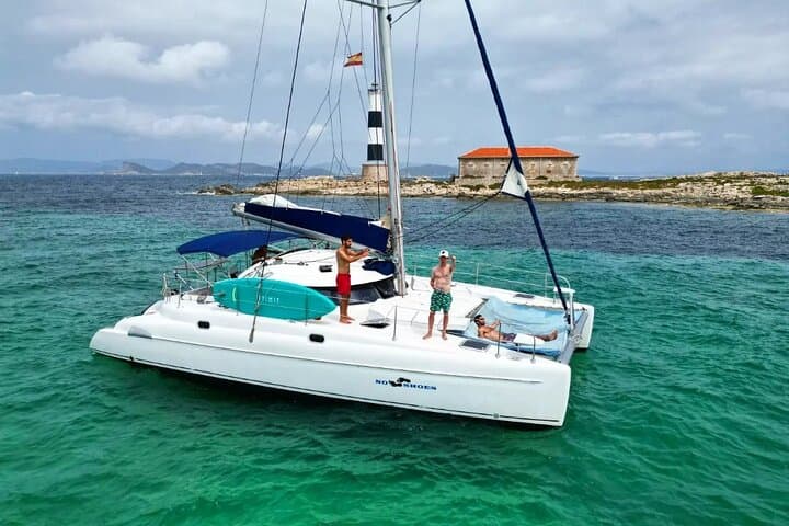 Private Catamaran Charter: Sail Ibiza & Formentera — Es Vedrà, Cala d'Hort, Atlantis