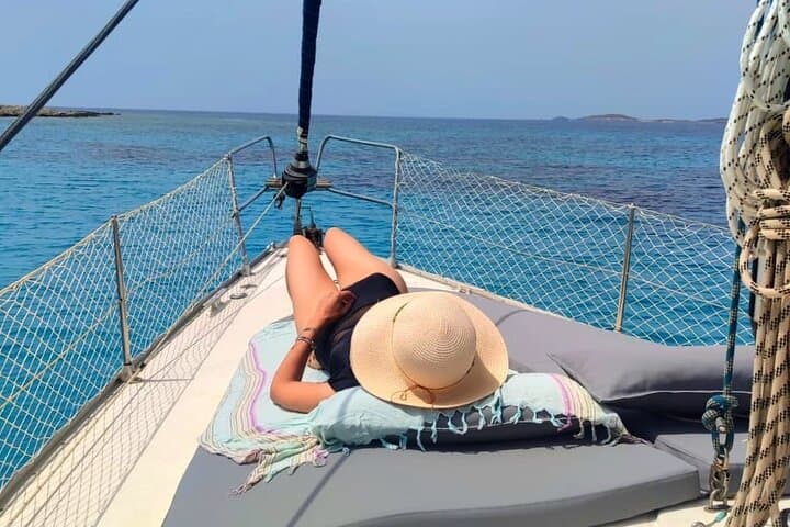Private Half-Day Sail to Paros Blue Lagoon — Swim, Snorkel & Coastal Coves photo 3