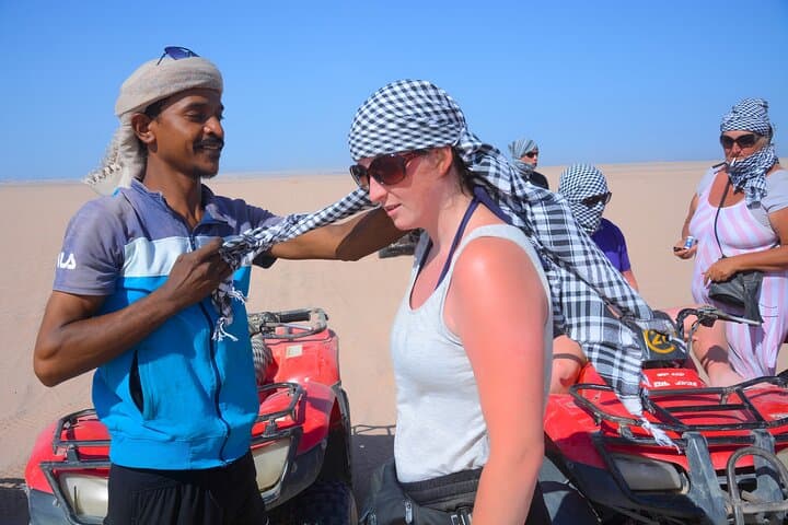 Sinai Desert ATV Safari from Sharm El Sheikh — Sunrise & Bedouin Tea Quad Tour photo 2