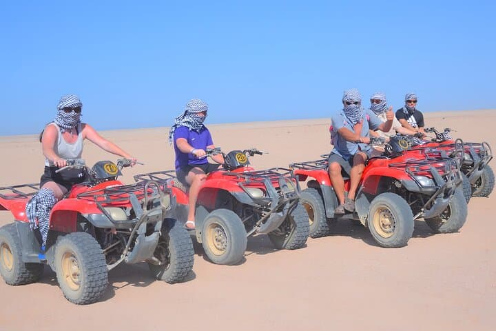 Sinai Desert ATV Safari from Sharm El Sheikh — Sunrise & Bedouin Tea Quad Tour