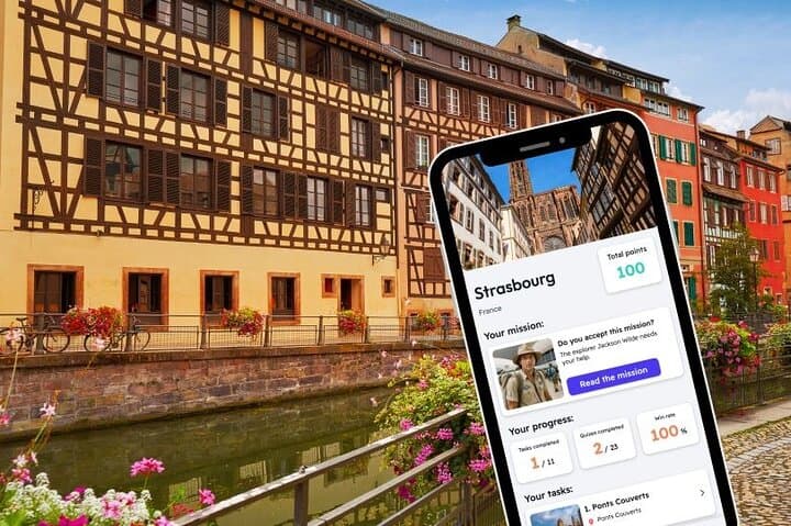 Strasbourg Exploration Game: Self-Guided City Puzzle Tour via Phone