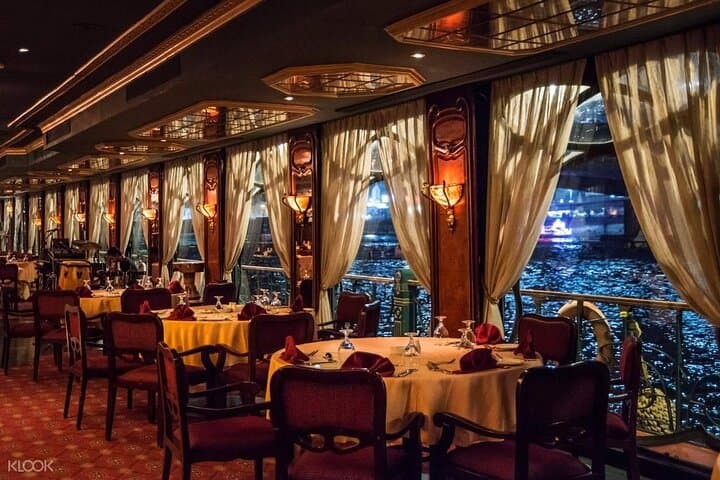 Nile Dinner Cruise in Cairo: Evening Buffet, Bellydance & Tanoura Show