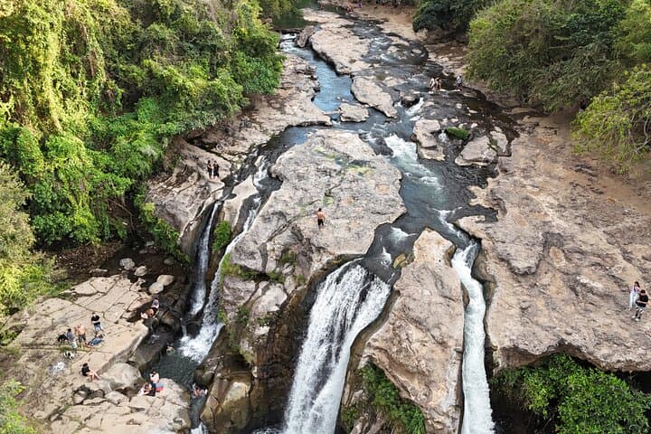 El Salto de Malacatiupán & Café Albania: Full-Day Waterfall, Thermal Pools & Adventure Near Apaneca