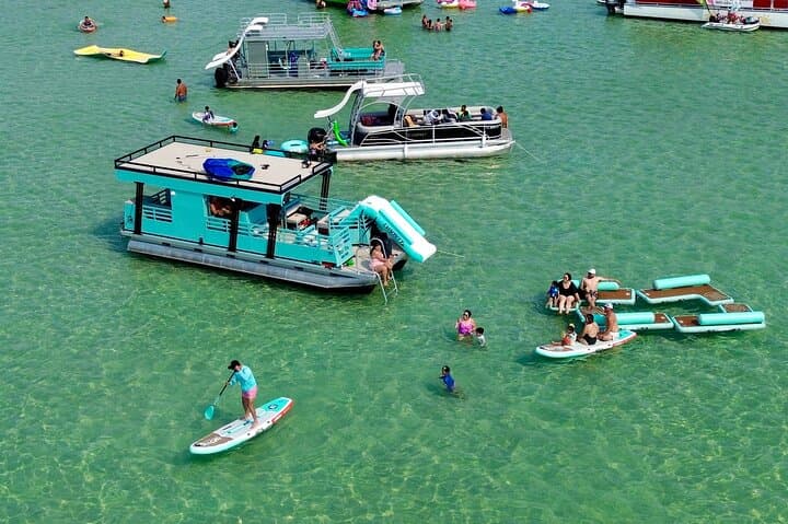 Destin Crab Island Private Pontoon Charter — Luxury Pontoon Rental with Restroom photo 4