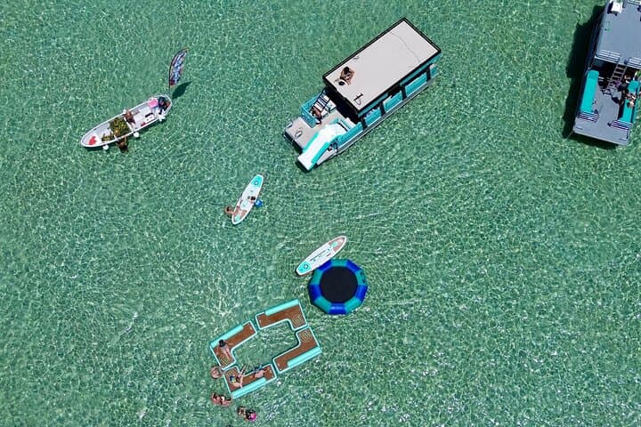 Destin Crab Island Private Pontoon Charter — Luxury Pontoon Rental with Restroom photo 6