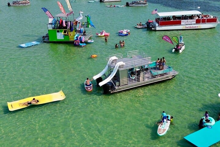 Private Crab Island Slide Pontoon Charter — Double-Decker Day at Destin’s Floating Playground photo 3