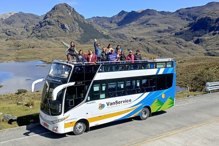 Cajas National Park Excursion from Cuenca: Toreadora Lagoon Walk & Double-Decker Bus