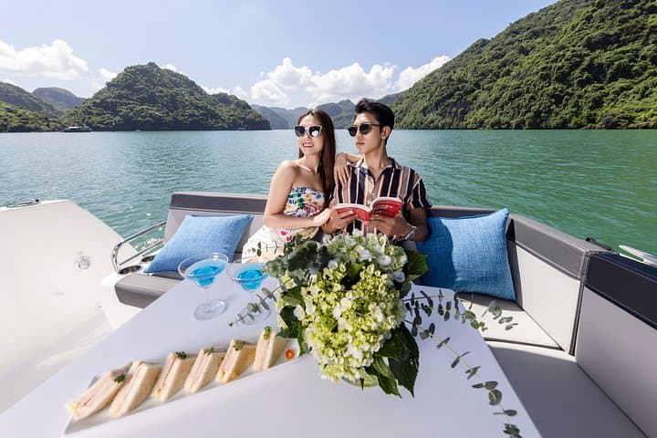 Sunset Charter Yacht on Halong Bay — 3-Hour Private Cruise with Kayaking & Swim photo 1