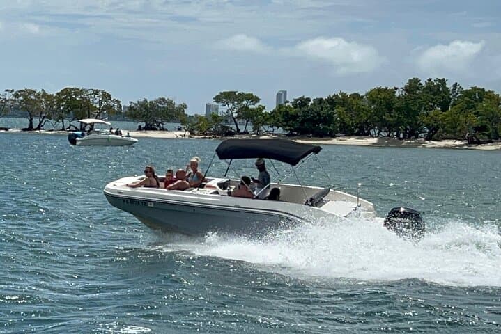 Explore Biscayne Bay: Private Boat to Raccoon Island & Miami Sights photo 3