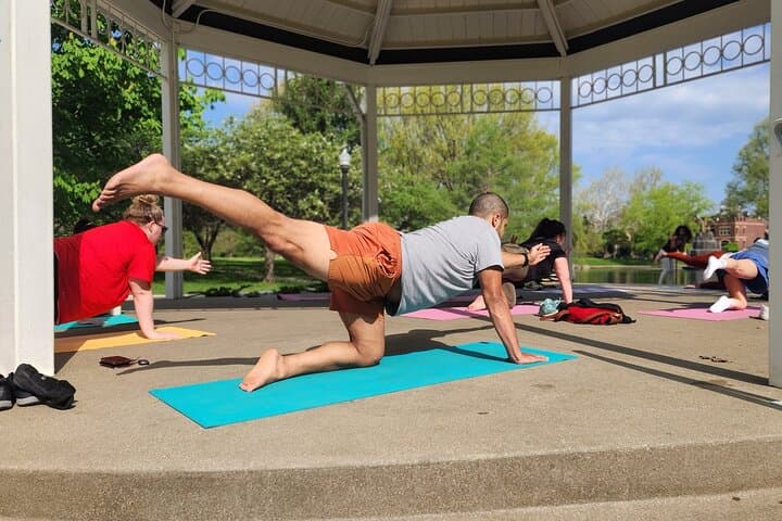 Pedal-to-Om: Yoga and Coffee Trolley Tour in Columbus photo 5