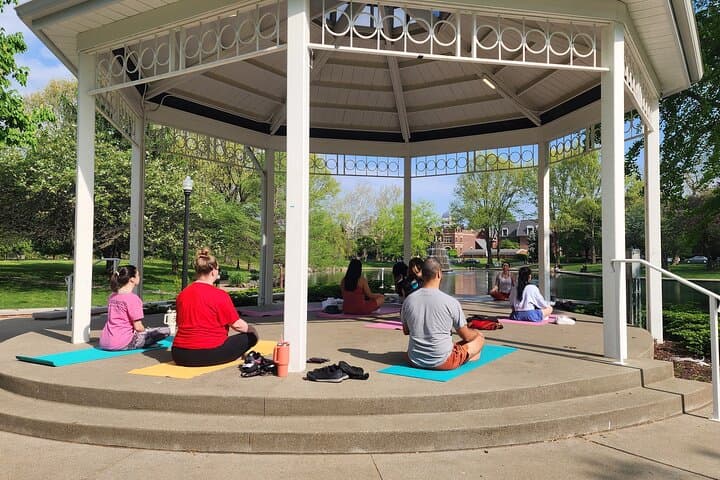 Pedal-to-Om: Yoga and Coffee Trolley Tour in Columbus photo 6