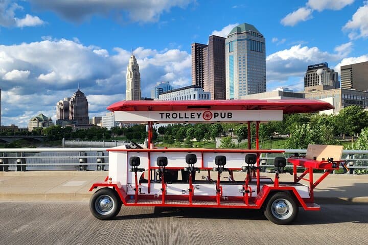 Pedal-to-Om: Yoga and Coffee Trolley Tour in Columbus photo 3