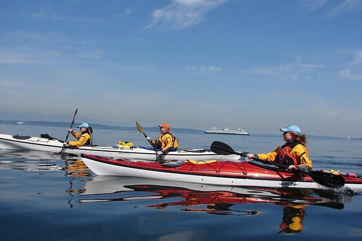Alki Lighthouse Sea Kayak Tour Seattle | Elliott Bay Kayaking from Seacrest photo 3
