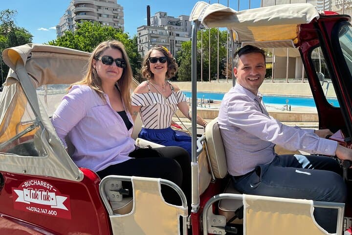 Bucharest Tuk Tuk City Tour — 2-Hour Private Sightseeing of Old Town & Historic Sights photo 2