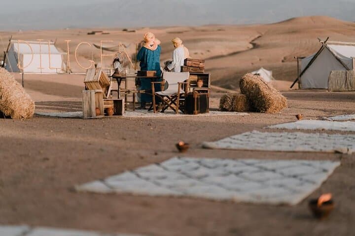 Agafay Desert Sunset: Quad Ride, Camel Trek & Lantern-Lit Dinner from Marrakech photo 6