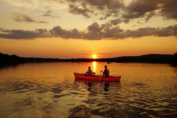 Midnight Sun Canoe Tour in Rovaniemi — Sunset Paddling Under Arctic Light photo 3