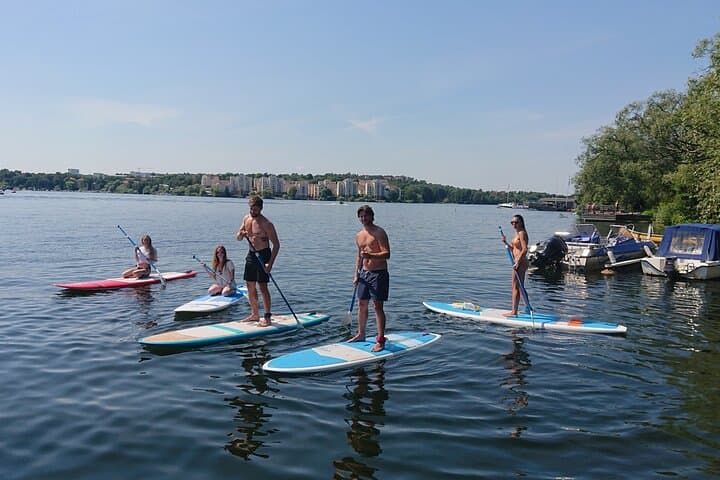 Stand-Up Paddleboarding in Central Stockholm: Canal Routes & Archipelago Access