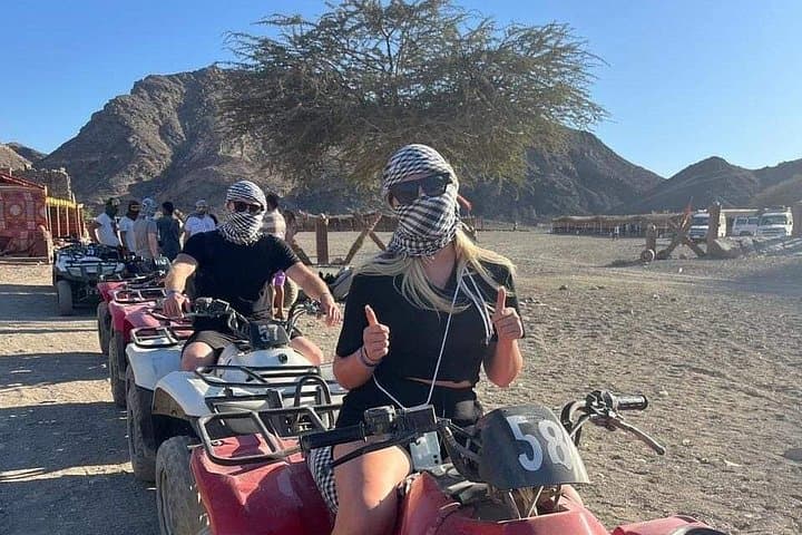 Hurghada Desert Quad Bike & Camel Ride Safari — 3-Hour ATV Adventure photo 3