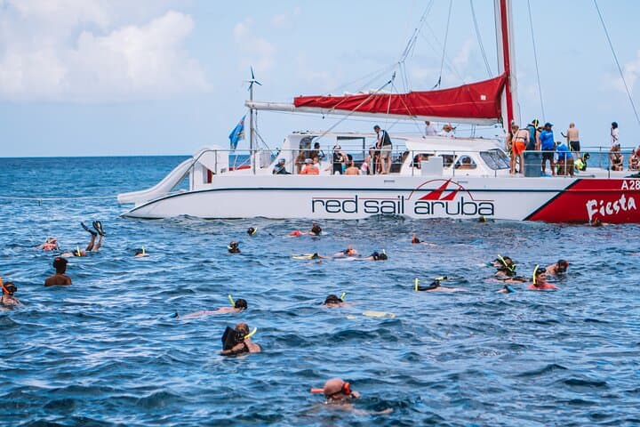 Sail and Snorkel Catalina Bay & Antilla Shipwreck — Aruba Catamaran Cruise photo 6