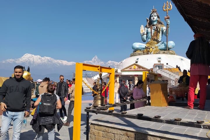 Pokhara Shiva Idol and World Peace Stupa Tour: Scenic Drive to Shanti Stupa and Pumdikot photo 2