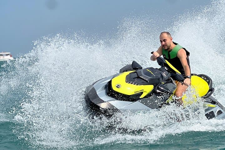 Dubai Marina Jetski Tour: 60-Min Guided Ride to JBR, Bluewaters & Royal Atlantis photo 1