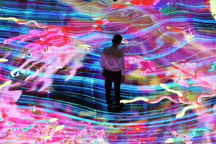 Digital Light Canvas by teamLab — Interactive Light Art at Marina Bay Sands photo 3