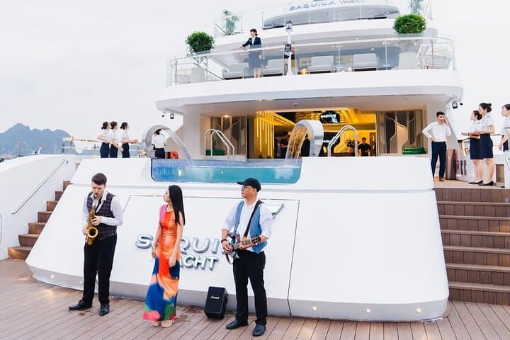 Halong City Super Yacht Morning Voyage: Luxury Cruise & Coastal Views photo 2