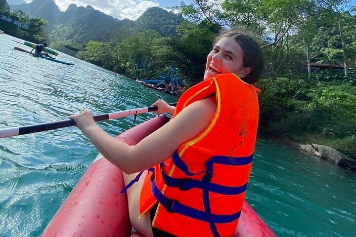 Hue to Dark Cave: Full-Day Phong Nha Adventure with Zipline, Kayak & Mud Bath photo 3