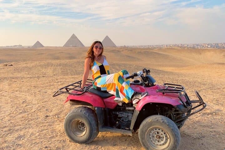 Sunset ATV Ride Around the Giza Pyramids: Quad Biking the Sahara Dunes photo 6