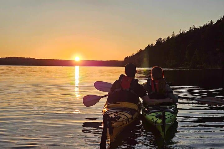 Sunset Kayak and Fika on Stockholm’s Mälaren