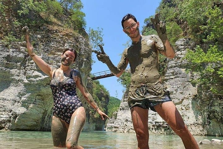 Berat Osum Canyon & Bogove Waterfall Day Tour — Hiking, Swimming & History