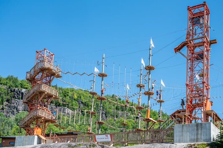 Mont-Catherine Aerial Adventure Course: 4-Level Zipline & Obstacle Park Near Mont-Tremblant photo 6