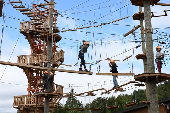 Mont-Catherine Aerial Adventure Course: 4-Level Zipline & Obstacle Park Near Mont-Tremblant photo 4