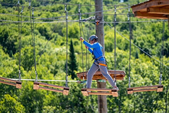Mont-Catherine Aerial Adventure Course: 4-Level Zipline & Obstacle Park Near Mont-Tremblant photo 5