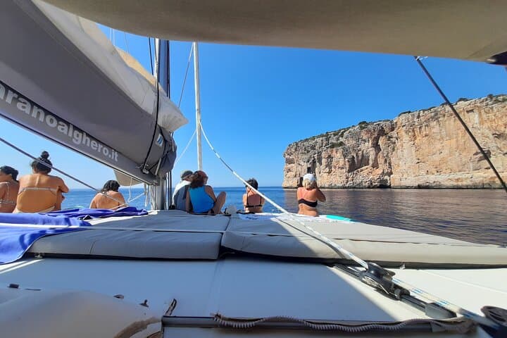 Catamaran Day Cruise from Alghero to Capo Caccia: Snorkel, SUP & Lunch photo 6