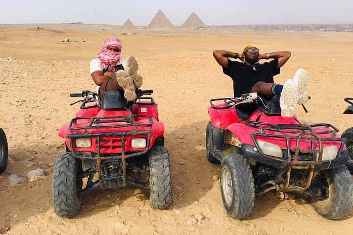 Giza Pyramids ATV Quad Tour: 1-Hour Private Desert Ride photo 5