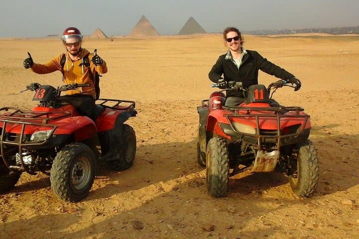 ATV Quad Bike Ride at Giza Pyramids — Desert Adventure Near Cairo