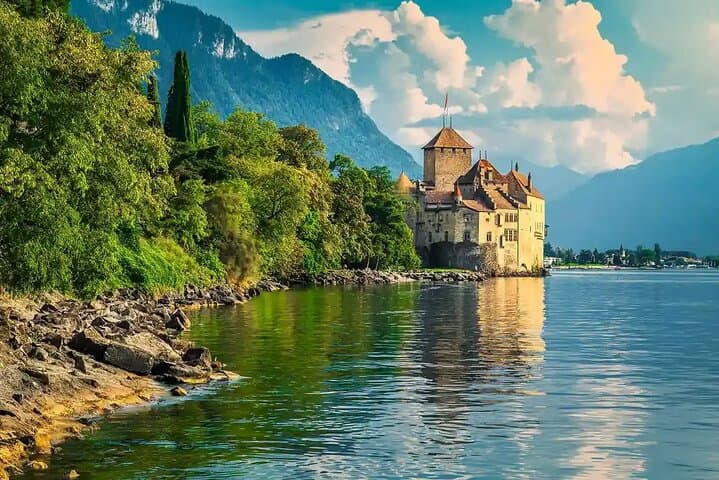 Glacier 3000 and Montreux Day Trip from Geneva: Peak Walk, Chillon Castle, and Swiss Riviera Views photo 2