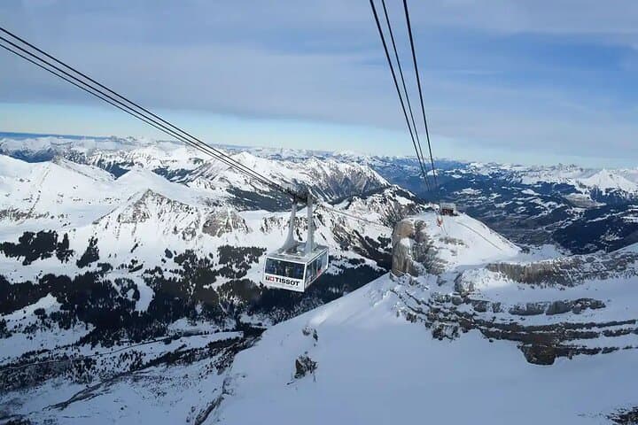 Glacier 3000 and Montreux Day Trip from Geneva: Peak Walk, Chillon Castle, and Swiss Riviera Views