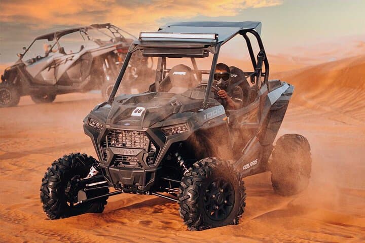 Evening Desert Buggy Ride & Dune Safari with Buffet Dinner and Live Shows in Dubai