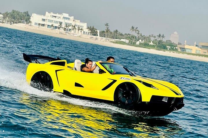 20-Minute Jet Car Dubai Experience: High-Speed Waterride with Burj Khalifa Views photo 4