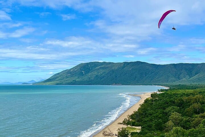 Tandem Paragliding Cairns — Beach Launch Over Reef and Rainforest photo 4