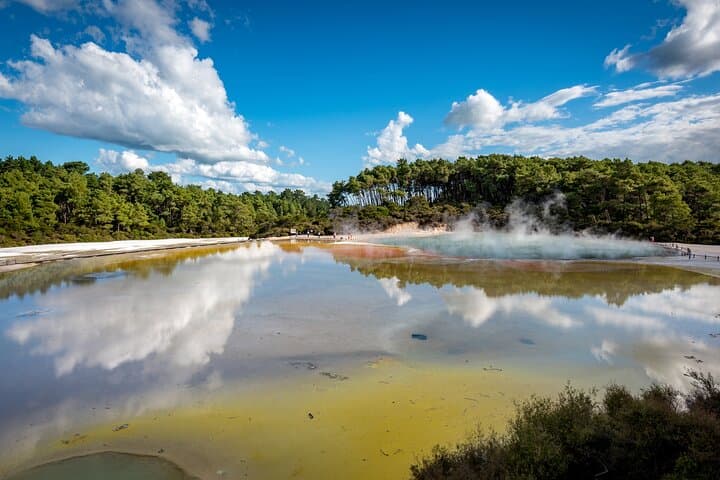 Wai-O-Tapu and Polynesian Spa Day Tour from Auckland — Geothermal Wonders & Hot Springs