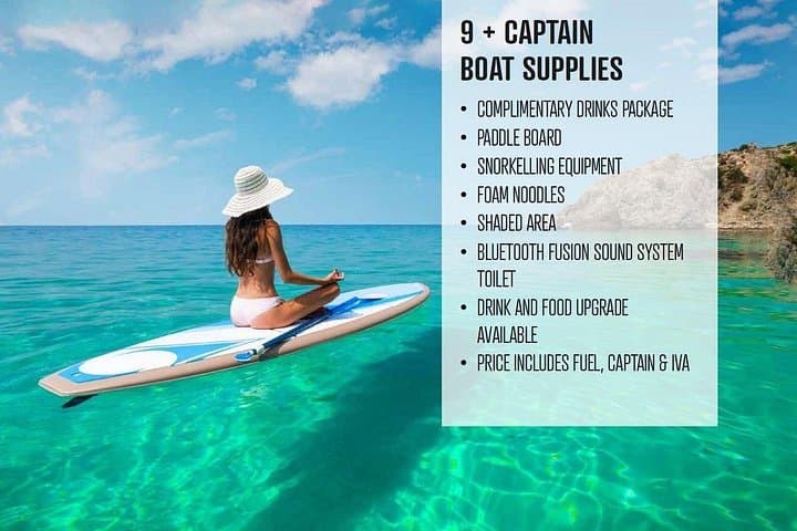 Ibiza Sunset Cruise: Cala Bassa to Café Mambo Paddle, Snorkel & Swim photo 3