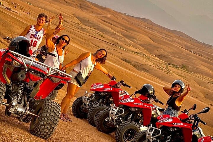 Marrakech to Agafay: Camel Ride, Quad Biking & Desert Dinner Experience photo 2