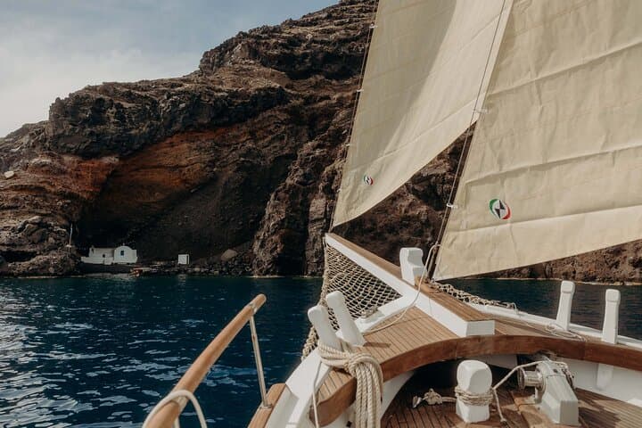 Slow-Sail Santorini: Half & Full-Day Voyage from Oia aboard the Kymatia photo 4