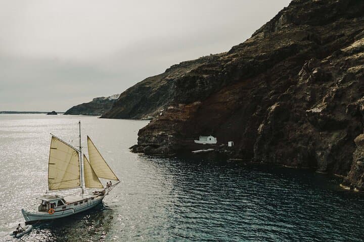 Slow-Sail Santorini: Half & Full-Day Voyage from Oia aboard the Kymatia photo 1