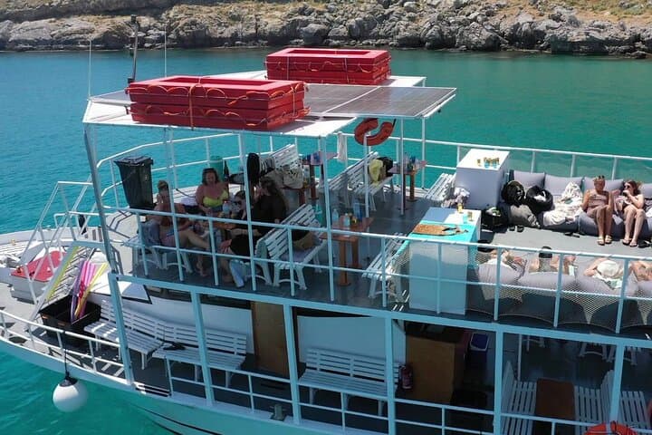 Lindos Boat Cruise with Swim Stops and Lunch — Navarone, Archangelos & Agathi photo 3