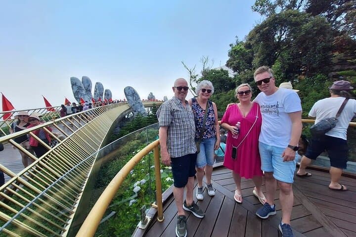 Golden Bridge & Marble Mountains: Private Day Tour from Da Nang to Ba Na Hills